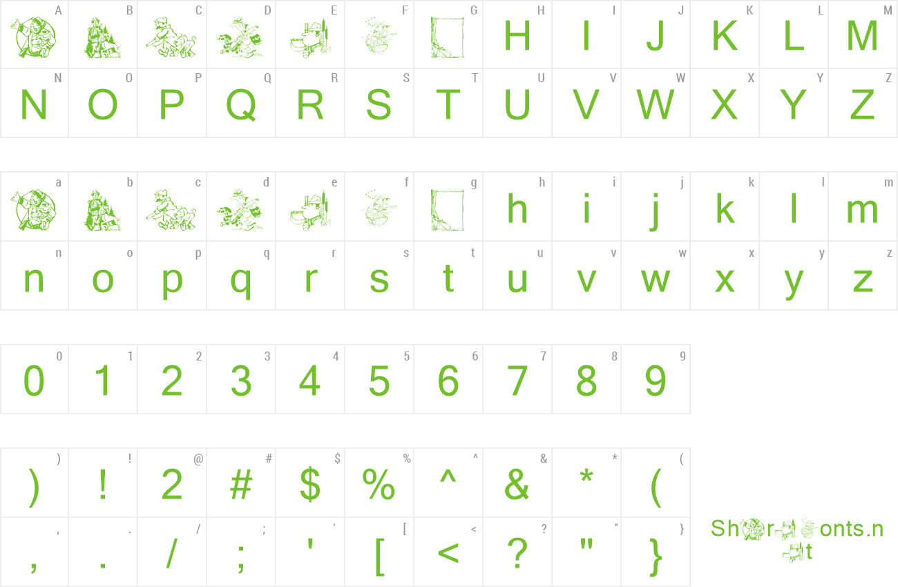 Font KR A Hunting We Go preview